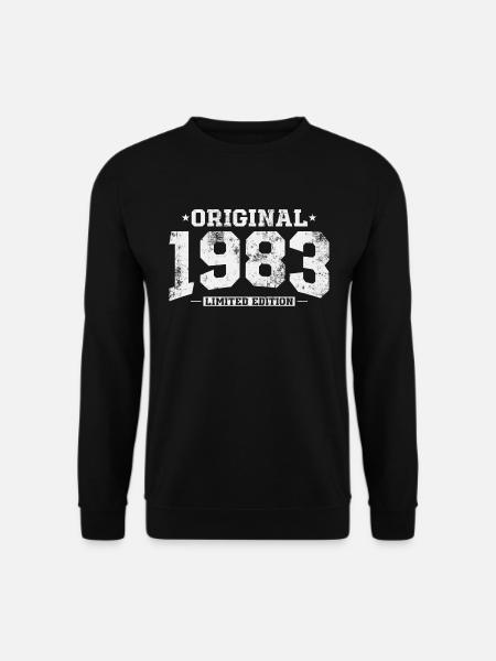 Original 1983 Jahrgang Vintage Geburtstag Geschenk - Unisex Pullover - Schwarz