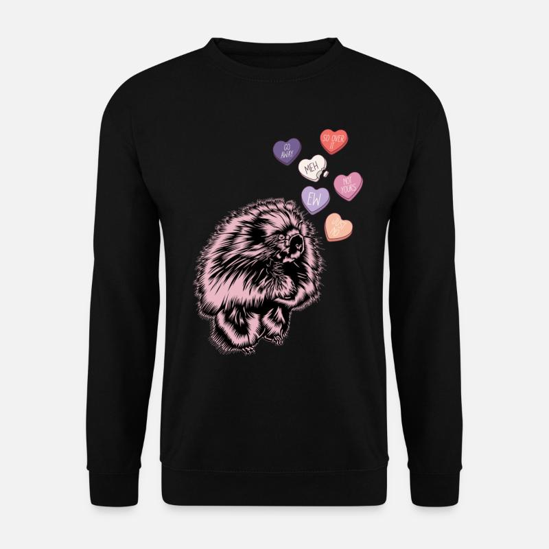 Baumstachler mit Herz - Unisex Pullover - Schwarz