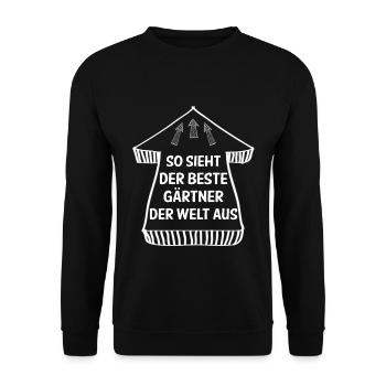 Gärtner - Unisex Pullover - Schwarz - Vorne - Alina (178cm) & Michal (187cm)