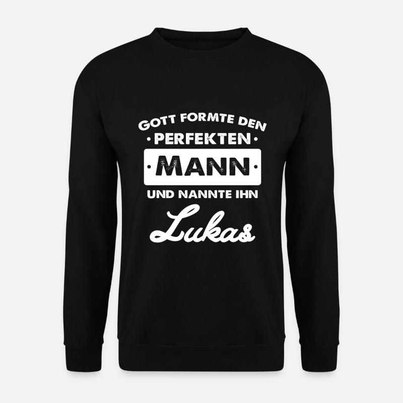 Lukas - Unisex Pullover - Schwarz
