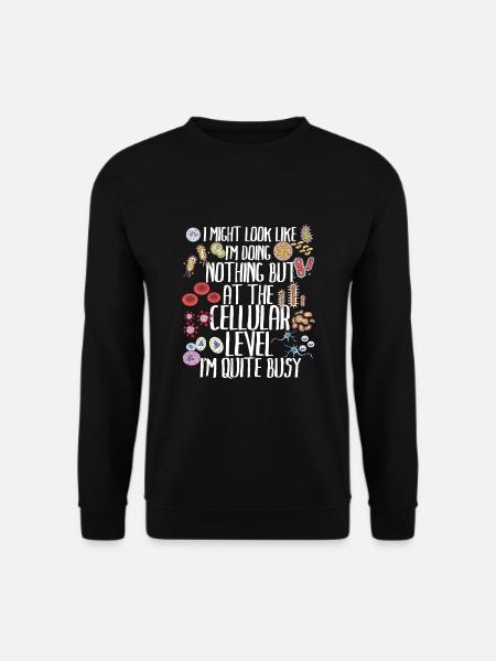 Funny Biology Biology Teacher Gift Idea - Unisex Pullover - Schwarz