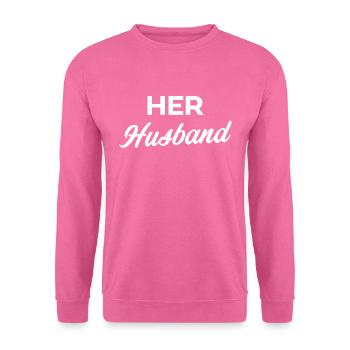 Her Husband - Unisex Sweatshirt - pink - Front