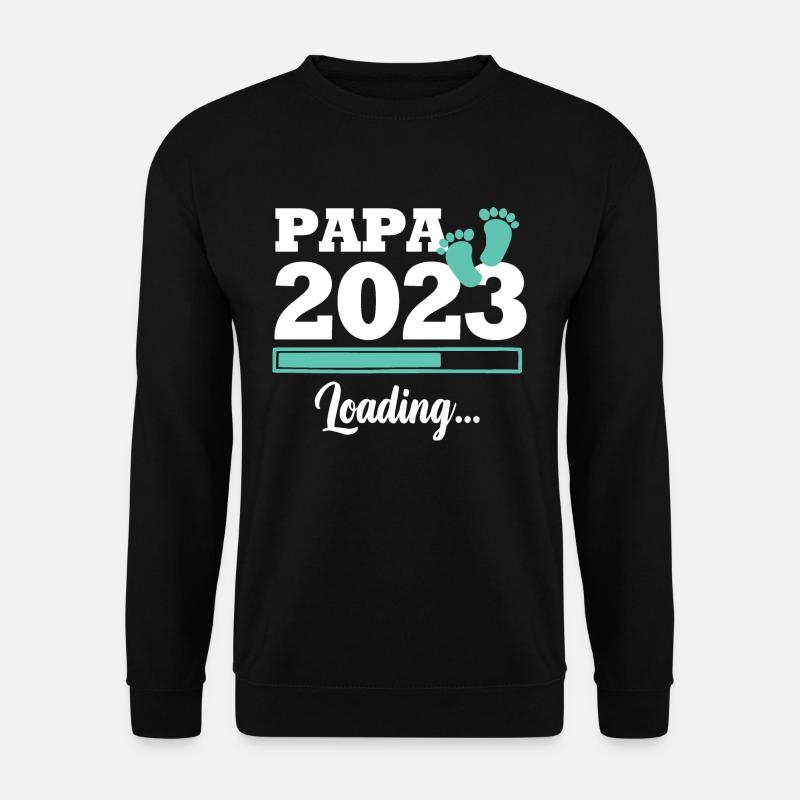 Papa 2023 loading - Unisex Sweatshirt - black