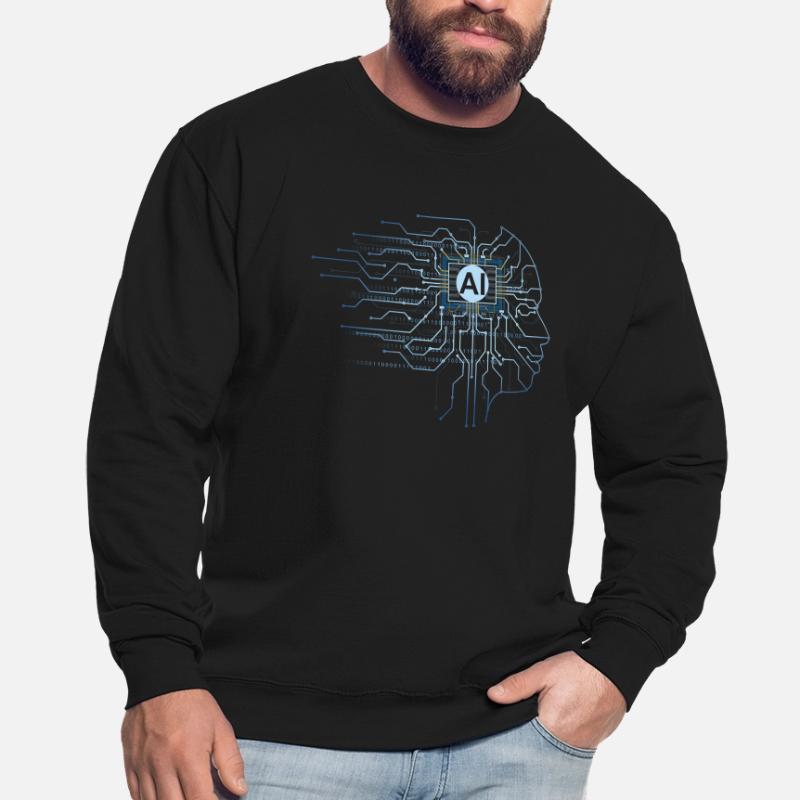 KI - Binary Code Künstliche Intelligenz Informatik Unisex Pullover
