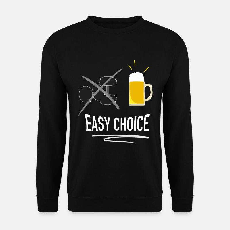 bodybuilding and beer. - Unisex Sweatshirt - black