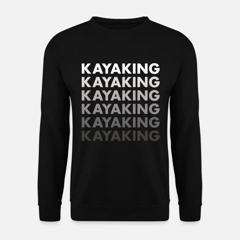 Kayaker Kayaking - Unisex Pullover - Schwarz
