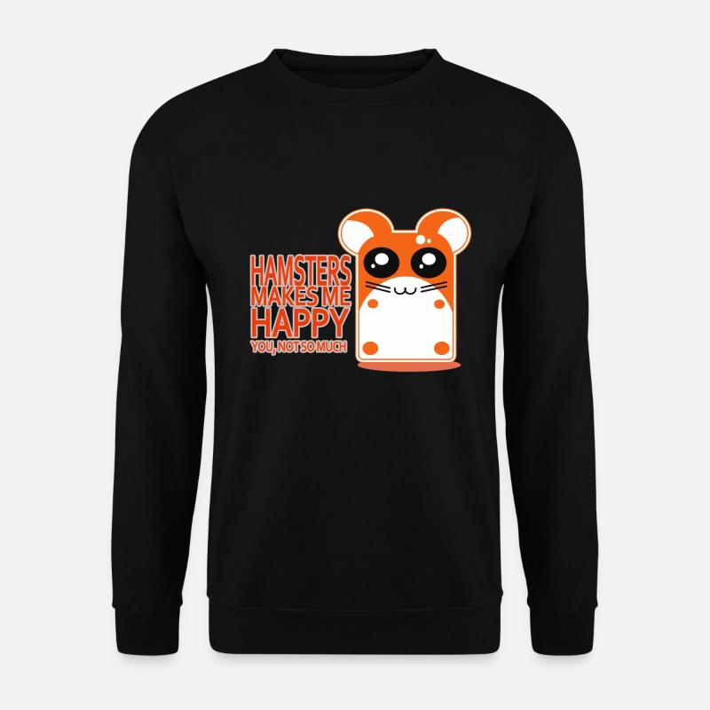 Hamster - Unisex Pullover - Schwarz