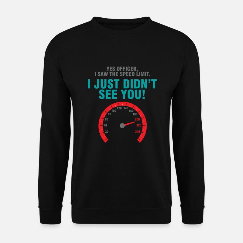 Auto Raser - Unisex Pullover - Schwarz