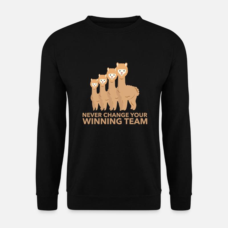 Alpaka Team - Unisex Pullover - Schwarz