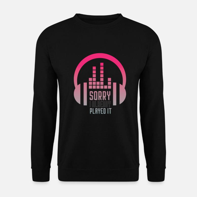 DJ - Unisex Sweatshirt - black