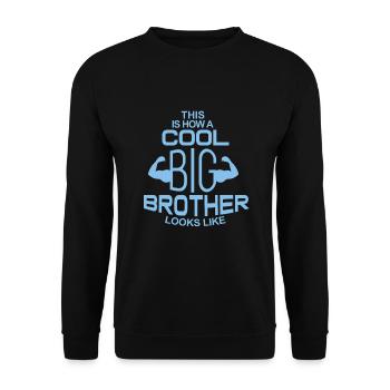 Big Brother - Unisex Sweatshirt - black - Front - Alina (178cm) & Michal (187cm)
