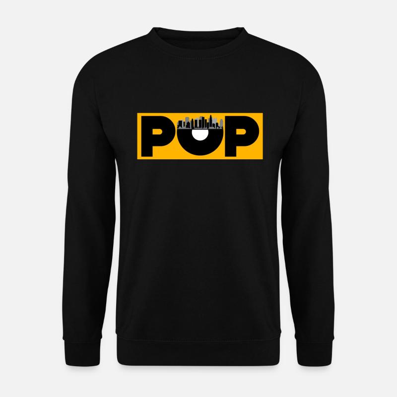 Pop Musik - Unisex Pullover - Schwarz