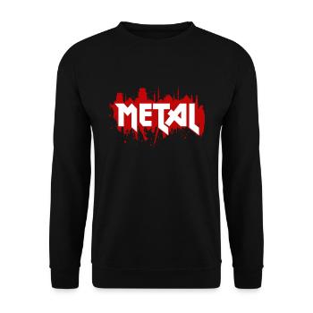 Heavy Metal - Sweat-shirt Unisexe - noir - Devant - Alina (178cm) & Michal (187cm)