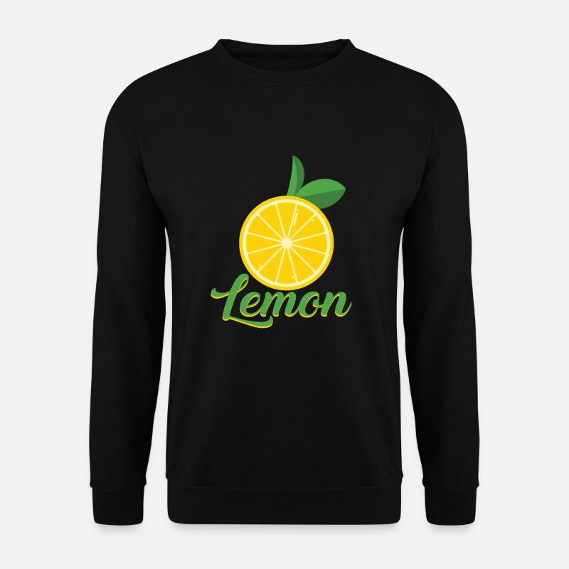 lemon - Unisex Sweatshirt - black