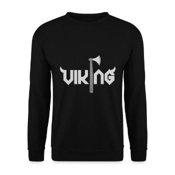 viking - Sweat-shirt Unisexe - noir - Devant - Alina (178cm) & Michal (187cm)