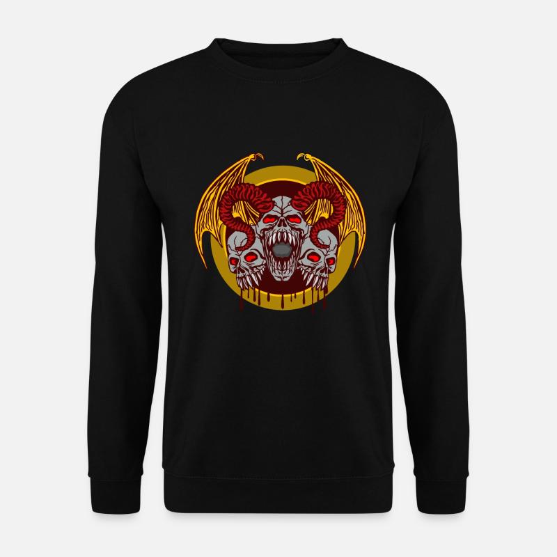 Drachen Dämon - Unisex Pullover - Schwarz