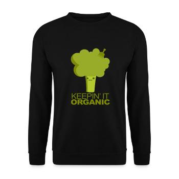 Gemüse - Unisex Pullover - Schwarz - Vorne - Alina (178cm) & Michal (187cm)