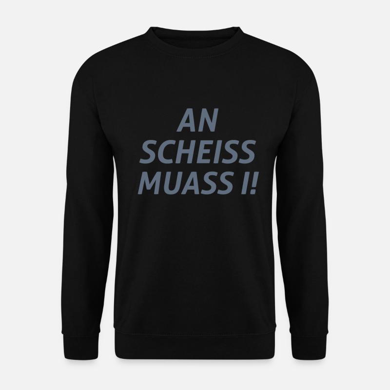 Bayrischer Spruch - Unisex Pullover - Schwarz