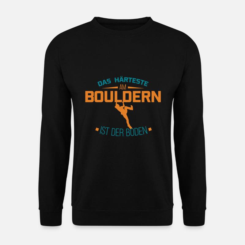 bouldering - Sweat-shirt Unisexe - noir