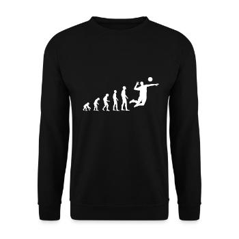 Evolution Volleyball - Unisex Pullover - Schwarz - Vorne - Alina (178cm) & Michal (187cm)