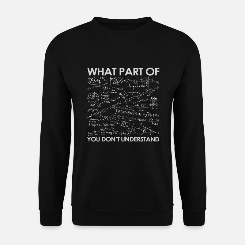 Mathe - Unisex Pullover - Schwarz