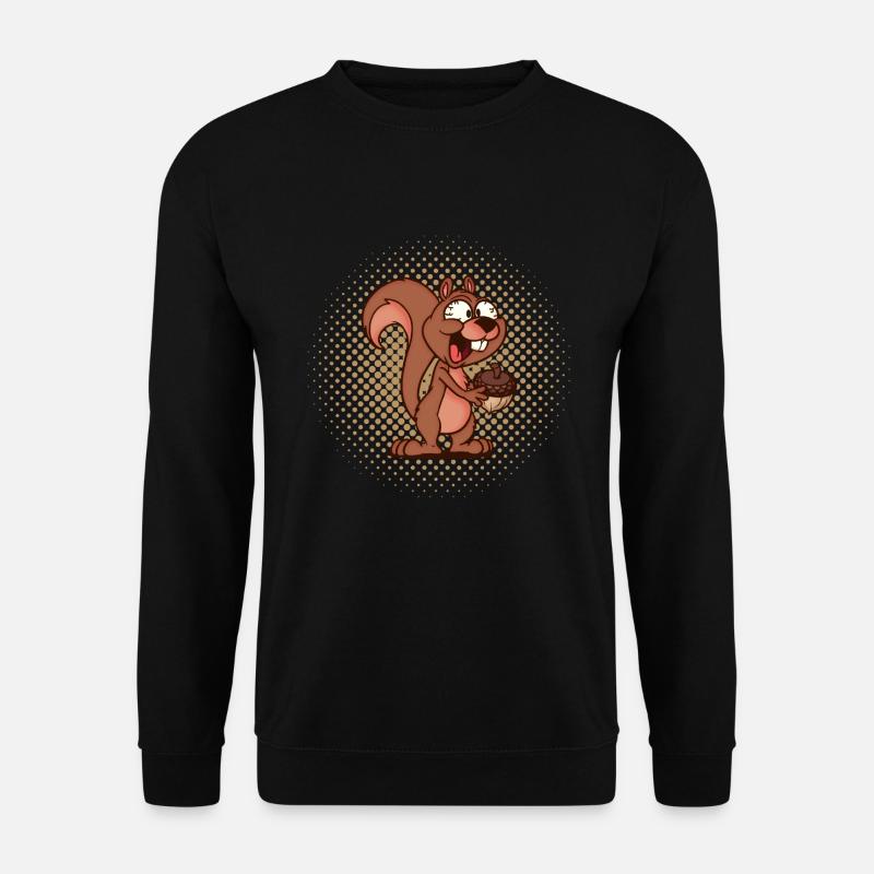 squirrel - Unisex Sweatshirt - black