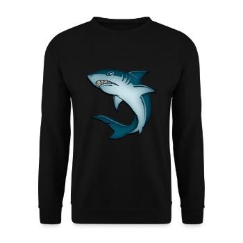 Hai - Unisex Pullover - Schwarz - Vorne - Alina (178cm) & Michal (187cm)