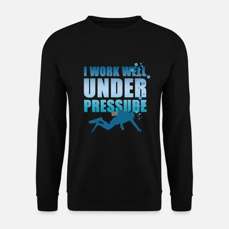 Taucher tauchen - Unisex Pullover - Schwarz