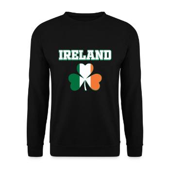 Irlande - Sweat-shirt Unisexe - noir - Devant - Alina (178cm) & Michal (187cm)
