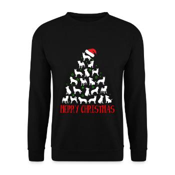 Joyeux noel - Sweat-shirt Unisexe - noir - Devant - Alina (178cm) & Michal (187cm)