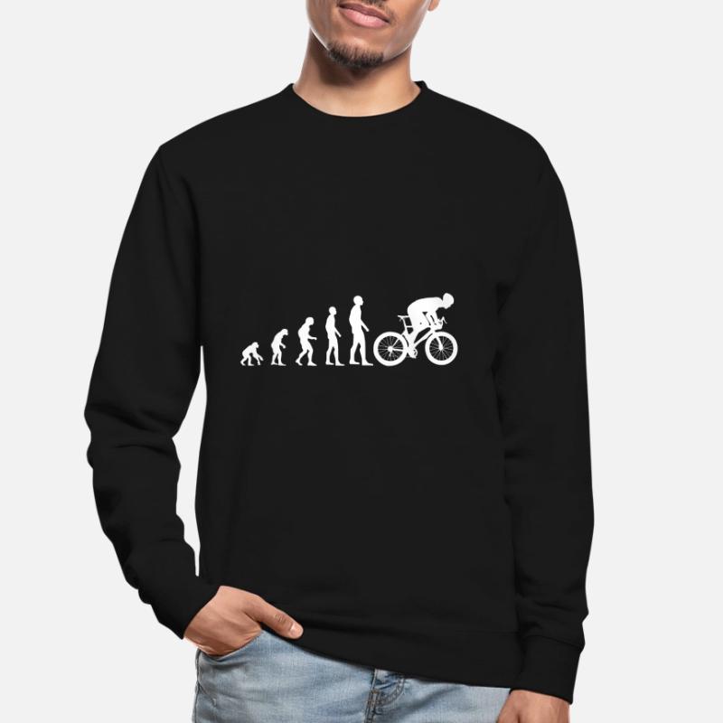 Evolution du cyclisme Sweat-shirt Unisexe