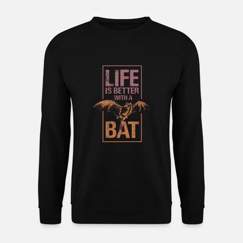 bat - Unisex Sweatshirt - black
