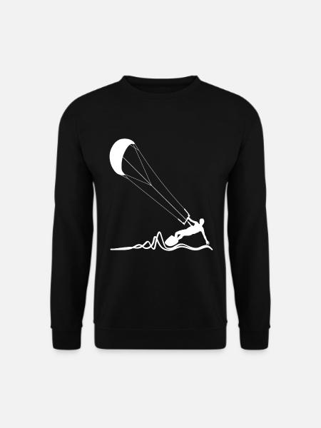 Kitesurfer - Unisex Pullover - Schwarz