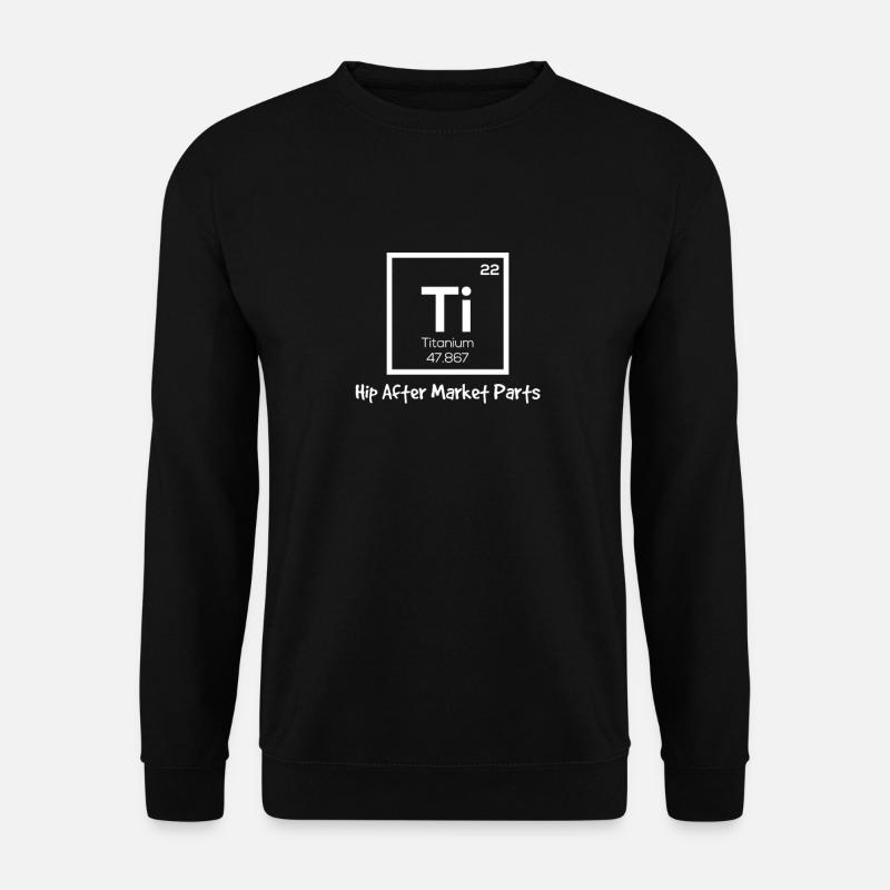 Hüfte Operation Künstliche Hüfte Gelenk Geschenk - Unisex Pullover - Schwarz