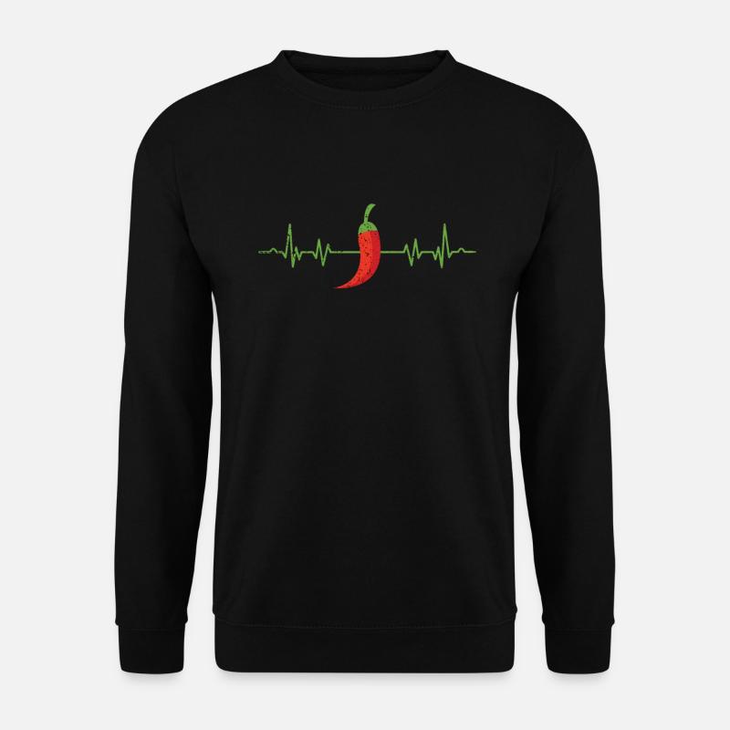 Chilli pulse ECG - Unisex Sweatshirt - black