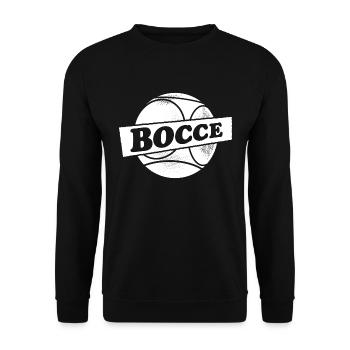 Bocce Ball mit Jack Bocci Game Bocce - Unisex Pullover - Schwarz - Vorne - Alina (178cm) & Michal (187cm)