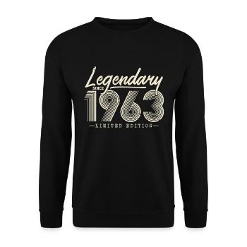 Legendary since 1963 - Unisex Sweatshirt - black - Front - Alina (178cm) & Michal (187cm)