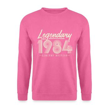 Legendary since 1984 - Unisex Sweatshirt - pink - Front