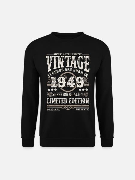 Legenden werden 1949 geboren - Unisex Pullover - Schwarz