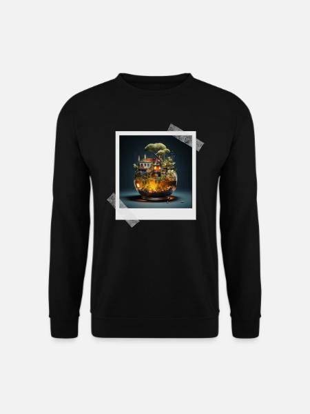 my drink is my castle - Unisex Pullover - Schwarz