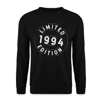Edition Limitée 1994 Anniversaire 1994 - Sweat-shirt Unisexe - noir - Devant - Alina (178cm) & Michal (187cm)