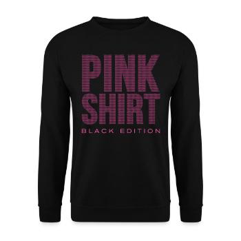 Pink Shirt Black Edition - Unisex Pullover - Schwarz - Vorne - Alina (178cm) & Michal (187cm)