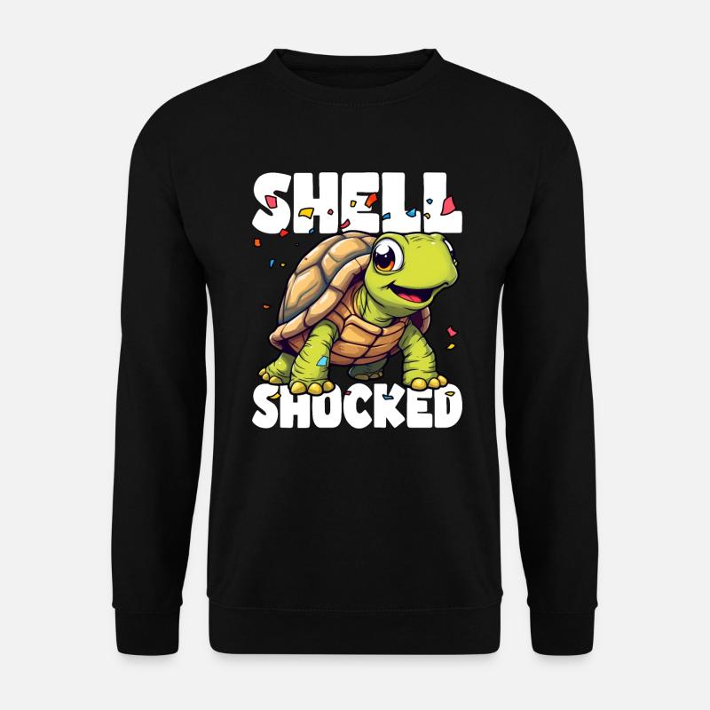 SHELL SHOCKED AND LOVING IT - Unisex Sweatshirt - black
