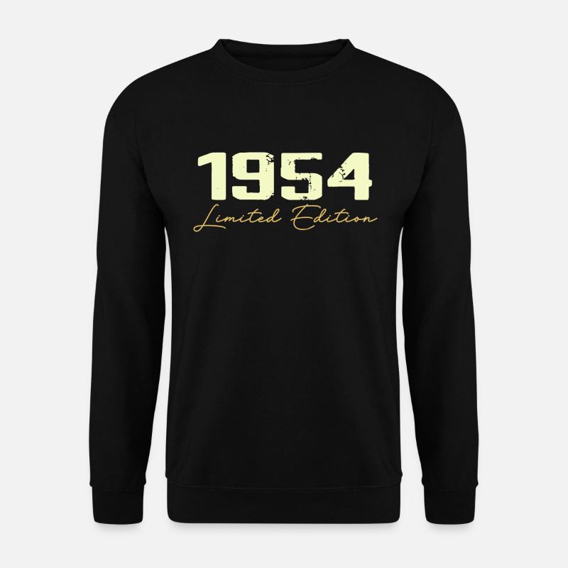 1954 Limitierte Auflage - 1954 Geburtstagsgeschenk - Unisex Pullover - Schwarz