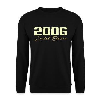 2006 Édition Limitée - 2006 Cadeau D'anniversaire - Sweat-shirt Unisexe - noir - Devant - Alina (178cm) & Michal (187cm)