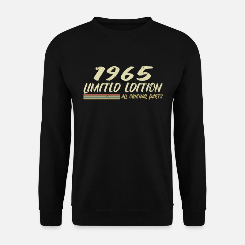 1965 Geburtstag Geschenkidee 1965 - Unisex Pullover - Schwarz