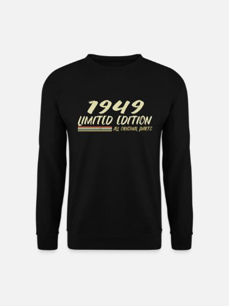 1949 Birthday Gift Idea 1949 - Unisex Sweatshirt - black