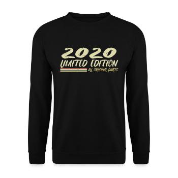 Cadeau D'anniversaire 2020 Idée Cadeau 2020 - Sweat-shirt Unisexe - noir - Devant - Alina (178cm) & Michal (187cm)