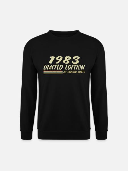 1983 Geburtstagsgeschenkidee 1983 - Unisex Pullover - Schwarz