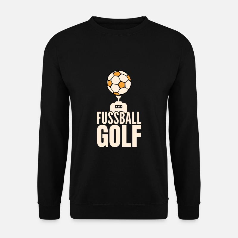 Fussballgolf Geschenk Fussball Golf - Unisex Pullover - Schwarz